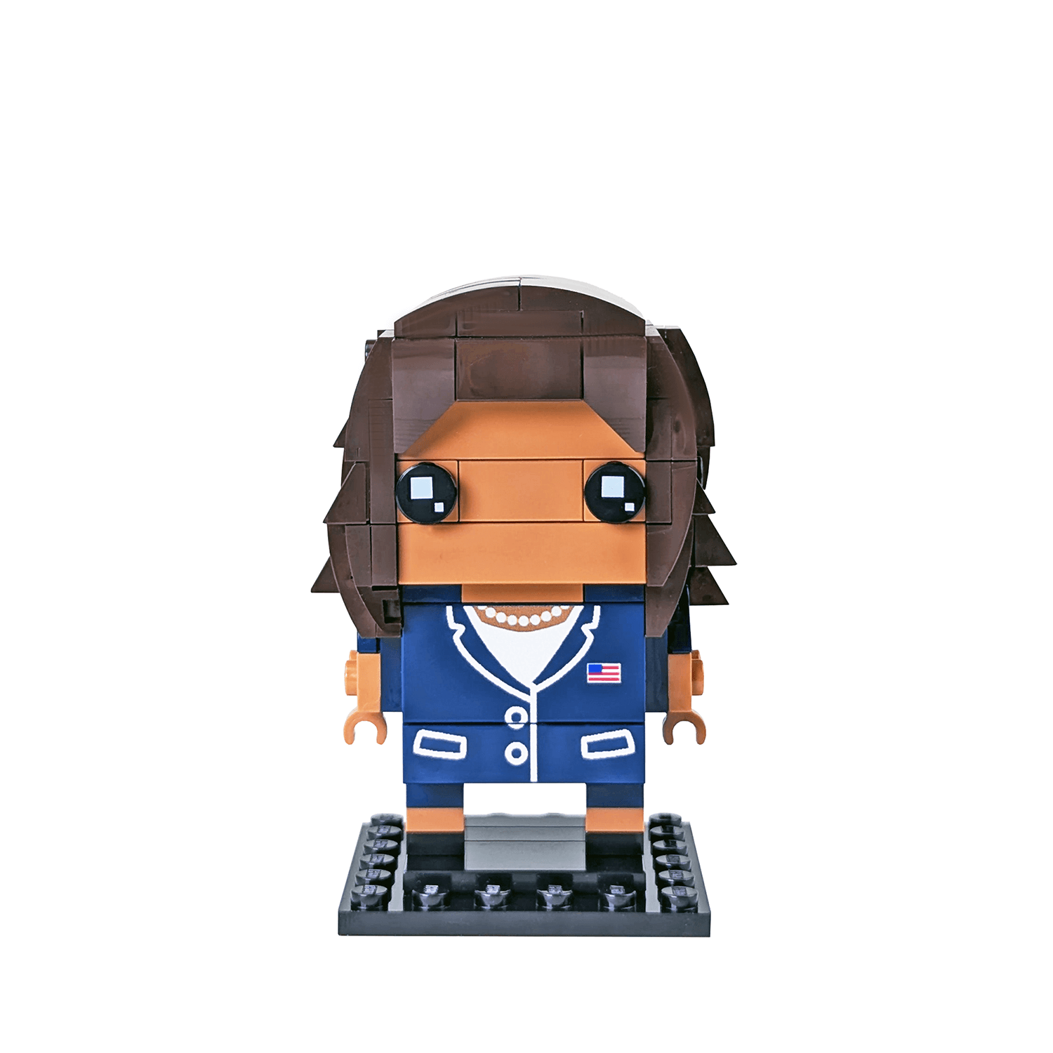 Kamala Harris Brick Head - Custom Set - Made Using LEGO® Parts